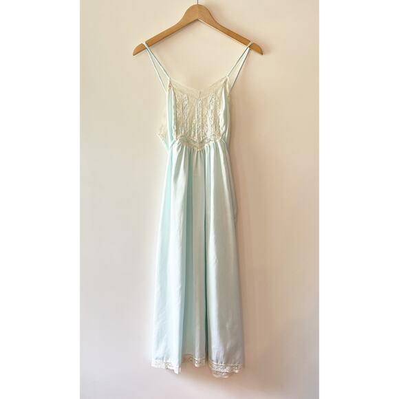 Vintage Pinehurst Lace Embroidered Lingerie Gown Large - Picture 9 of 9